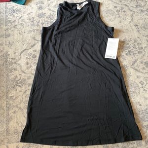 NEW Lululemon Women’s Classic Fit Cotton-Blend Dress - size 6 - black